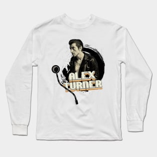 Artic Monkeys Alex Turner // Vinyl Style 90's Long Sleeve T-Shirt